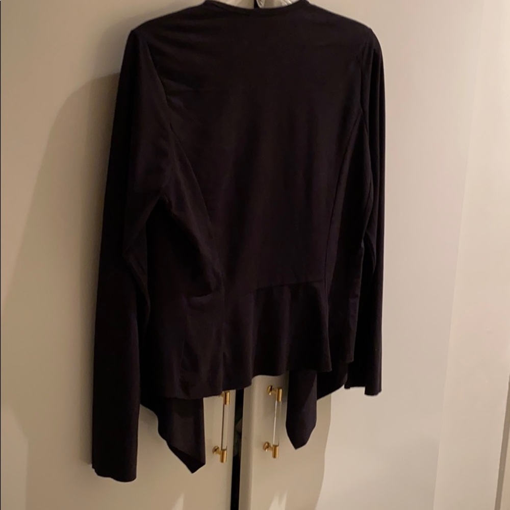 Black Thin Suede Jacket - image 3
